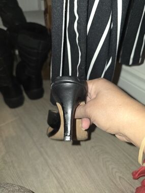 Black  Heel Sandals - Women's